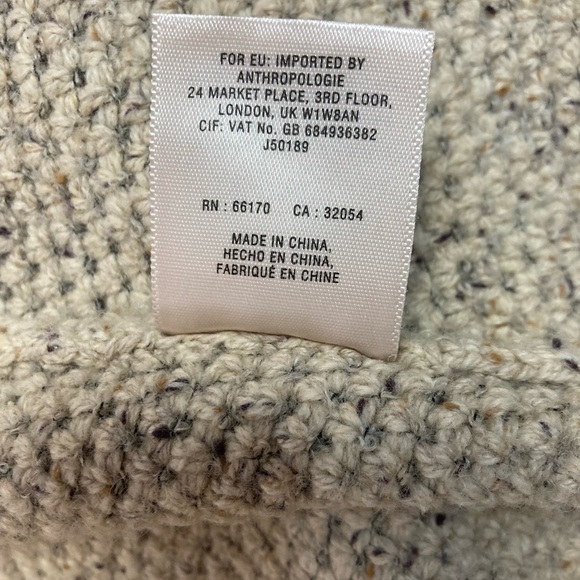 Anthropologie-“Angel of the North” ENVALIRA Sweater Jacket - Picture 11 of 11